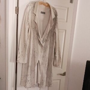 Elegant Cream Women's Coat